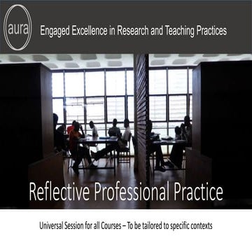 AURA Programme: Reflective Professional Practice