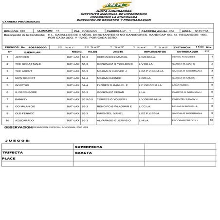 R23 la rinconada 130621