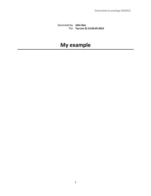 R2DOCX example