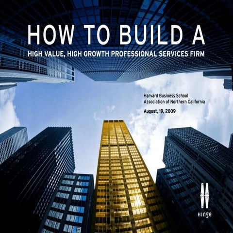 How to Build a Professional Services Firm | PPTX