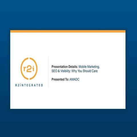 Mobile Marketing, SEO & Visibility: The Evolving Conversation 