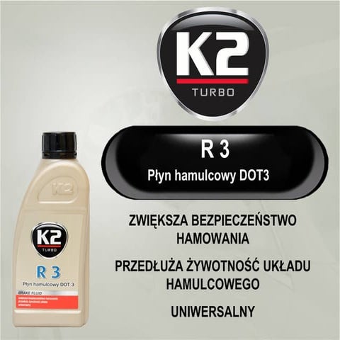 R3 w pełni syntetyczny płyn hamulcowy K2 T100