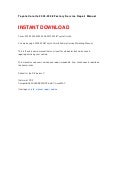 Toyota Corolla Repair Manual For 2003 Thru 2011 Pdf Toyota Corolla Repair Manual For 2003 Thru 2011 Pdf