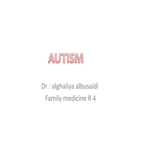 Autism