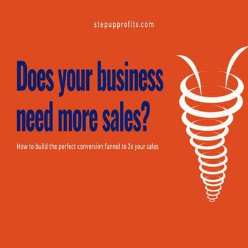 6-Step Process to 3x Sales