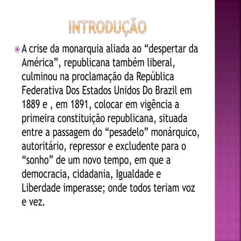 Constituição federal 1891