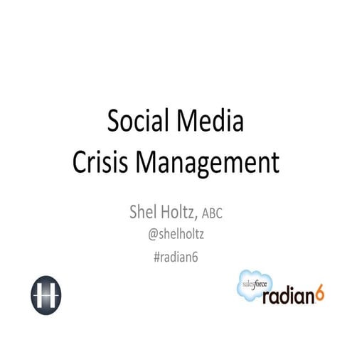 Social Media Crisis Management | PDF
