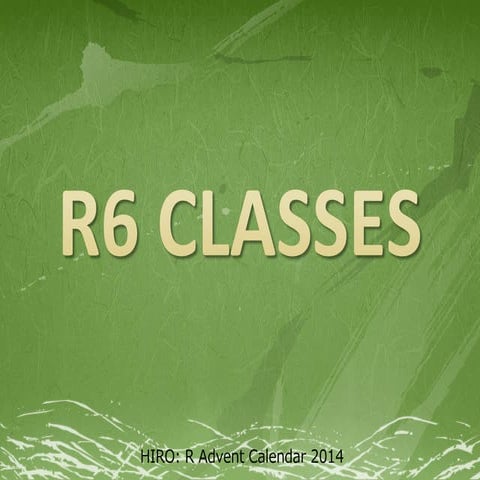 R6 classes