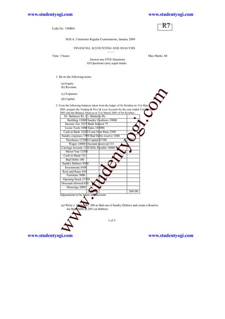 Final Accounting Assignment Problems Pdf