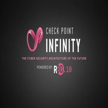 Check Point Infinity powered by R80.10