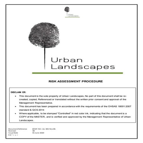 Risk Assessment | DOCX
