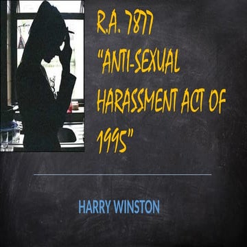RA NO. 7877 | PPTX