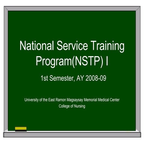 NSTP 1 Syllabus | PDF
