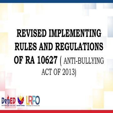 Comprehensive Guide to the Revised Implementing Rules and Regulations ...