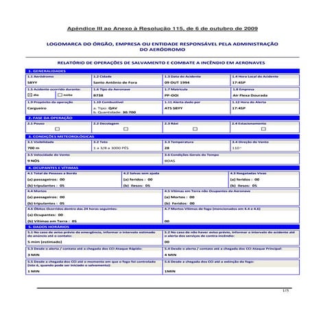 Apendice III - SESCINC - Resolução 115 - ANAC