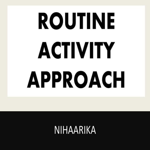 Routine activity theory