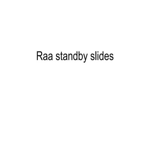 Raa Standby Slides Innotech 08