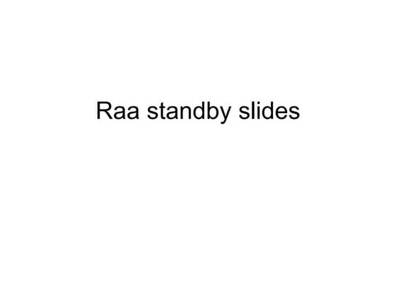 Raa Standby Slides Innotech 08