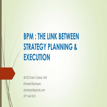 Raahil Burhaani, Group CIO at Dodsal Engineering & Construction - BPM the lin...