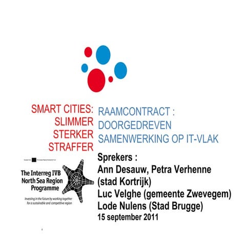 Smart Cities - Raamcontract