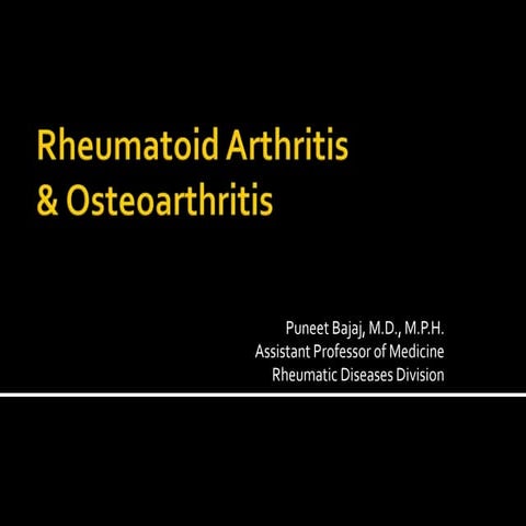 Case Presentation on Rheumatoid athrities | PPTX