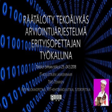 Raataloity tekoalykas arviointijarjestelma_erityisopettajan_tyokaluna