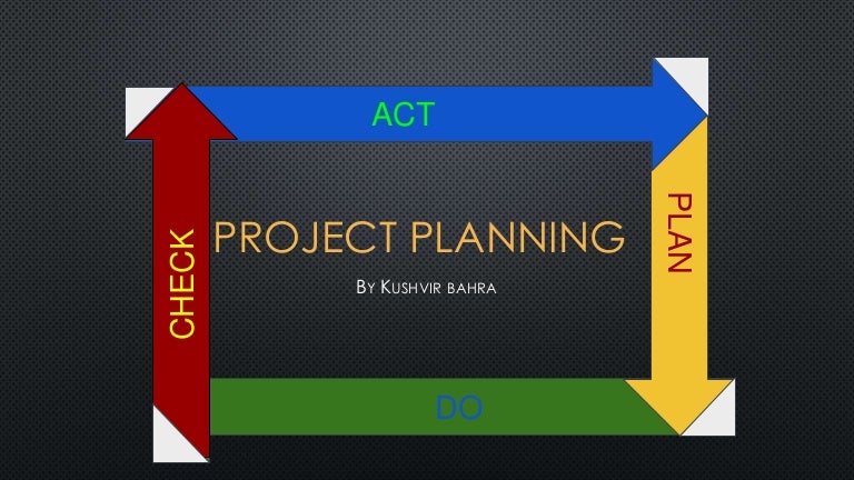 Online project planning
