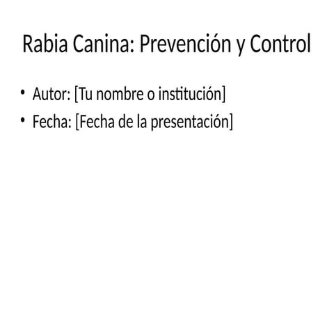 MODELO TRIPTICO CONTRA LA RABIA | PDF