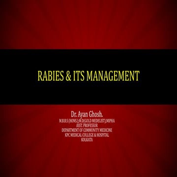 National rabies guidelines | PDF