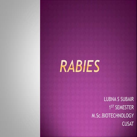 Rabies ,microbiology