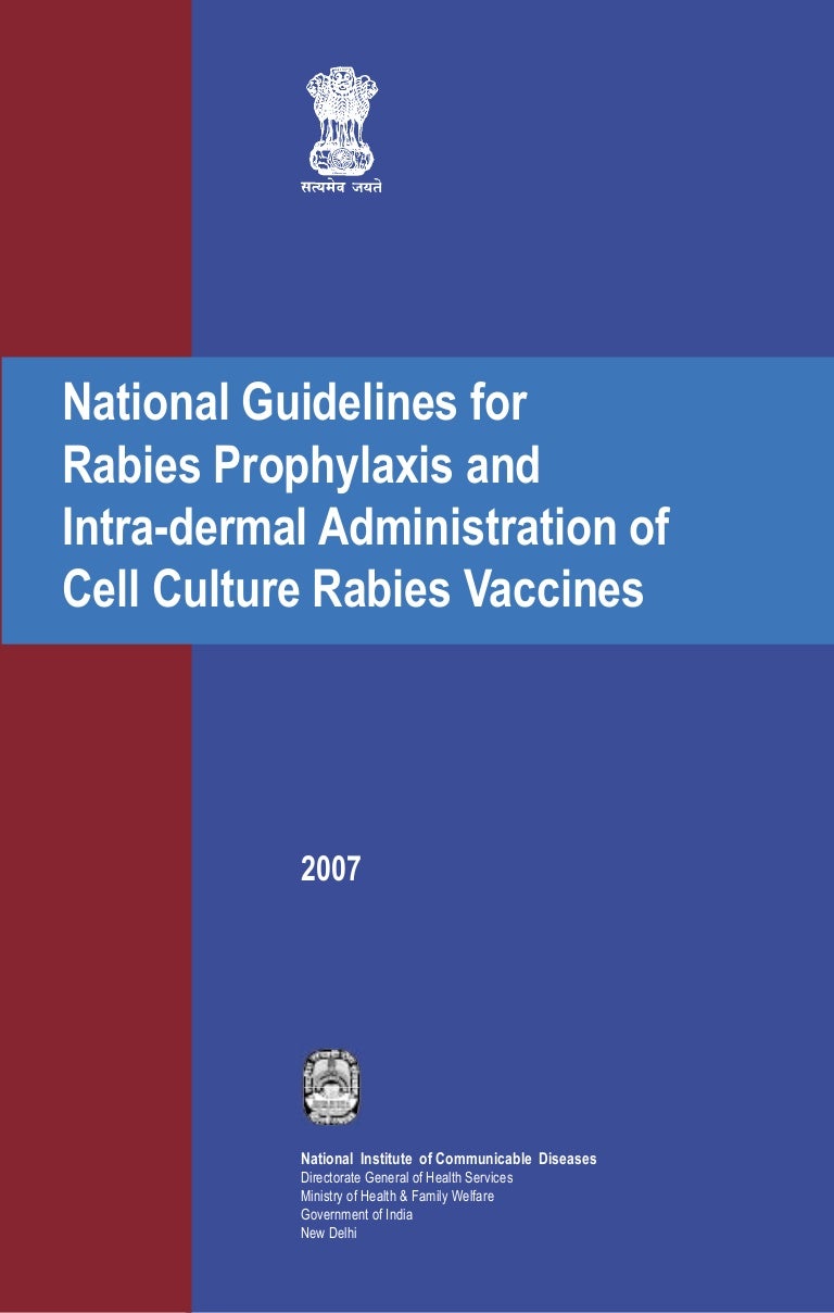Rabies guidelines
