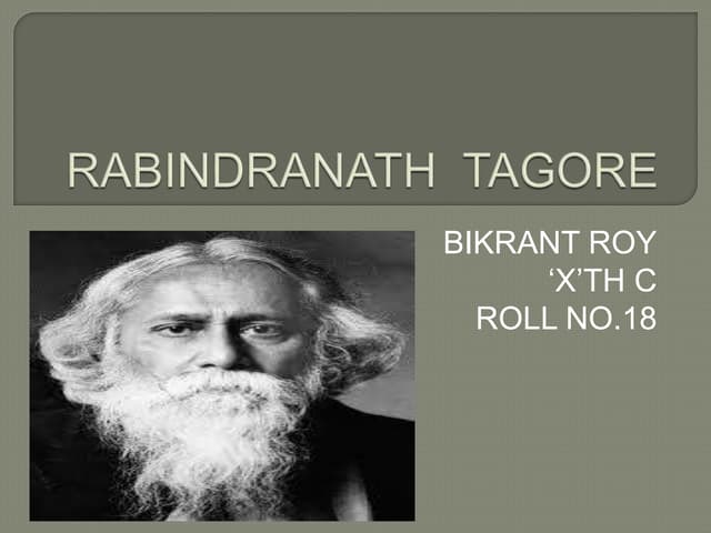 RABINDRANATH  TAGORE