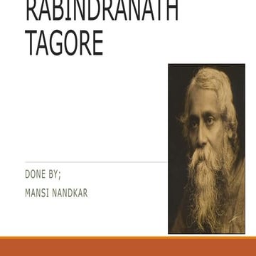 Rabindranath tagore