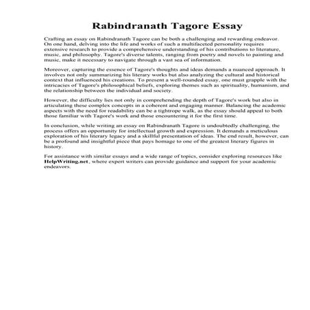 Rabindranath Tagore Essay.pdf