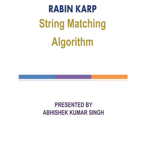 Rabin karp string matching algorithm image.