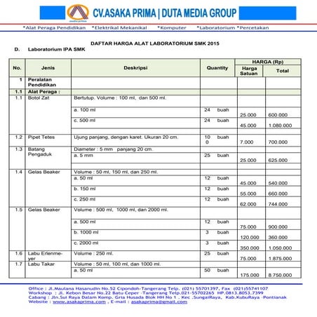 Rab laboratorium ipa  dak smk  2015 ( DAK SMK LABORATORIUM IPA SMK 2015 ) ~ W...