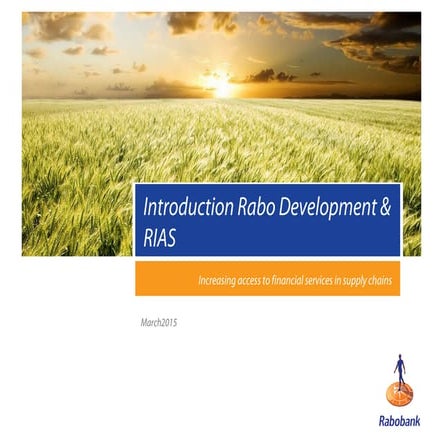 Introduction Rabo Development & RIAS