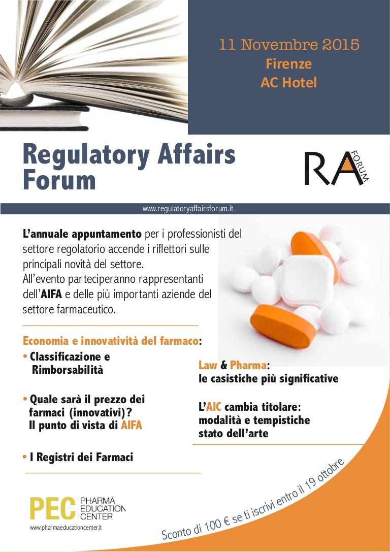 Regulatory Affairs Forum