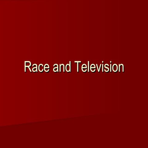 Race and Television