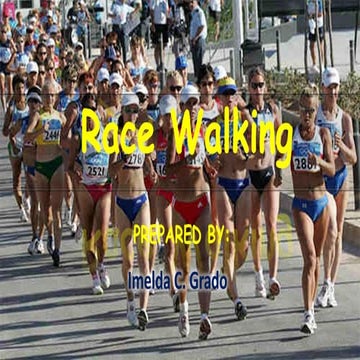 Race walking 