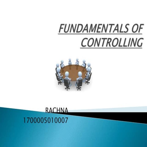 Fundamental of controlling | PPTX