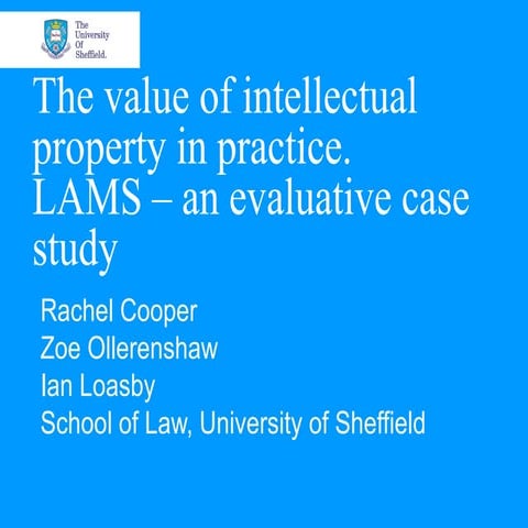 Intellectual Property - Case Study