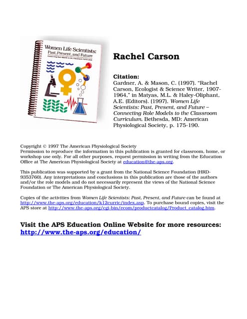 Rachel carson | PPT