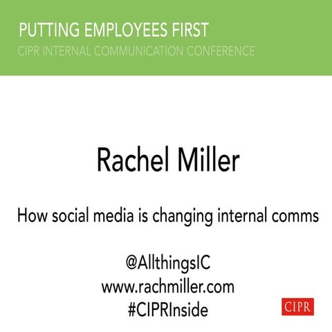 How social media is changing internal communications 