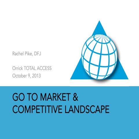 Fundraising Series (Part One): Go-To-Market & Competitive Landscape