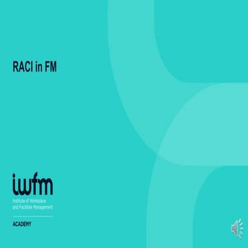 RACI in FM
