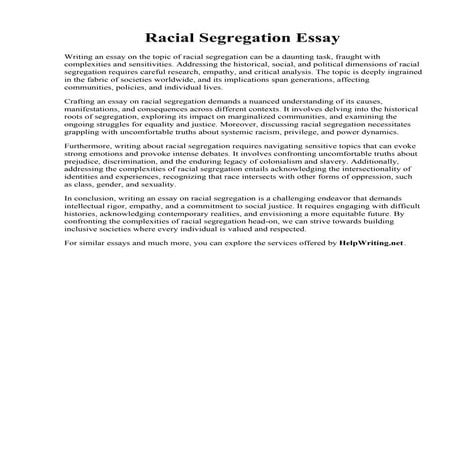 Racial Segregation Essay.pdf