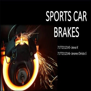 Race car brakes/High performance braking system.pptx