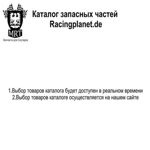 Каталог товаров с сайта Racingplanet.de