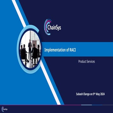 RACI_Product_Services_Training.ChainSys.